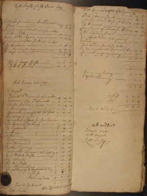 Muston Overseers of the Poor Account 1679