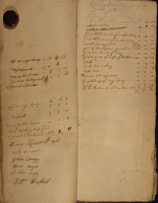 Muston Overseers of the Poor Account 1683