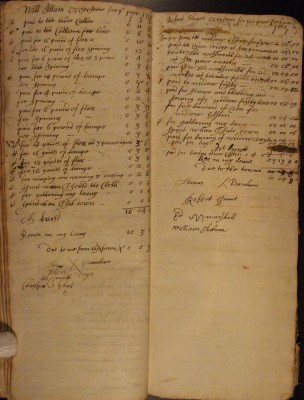 Muston Overseers of the Poor Account 1700-01