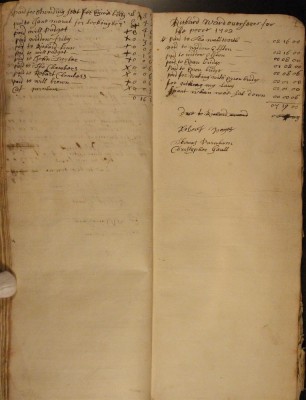Muston Overseers of the Poor Account 1702