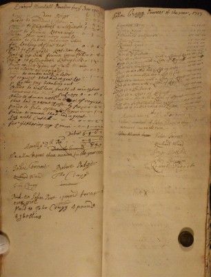 Muston Overseers of the Poor Account 1712-13