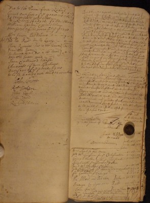 Muston Overseers of the Poor Account 1719 completion