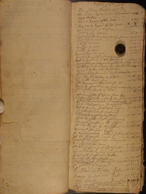 Muston Overseers of the Poor Account 1721