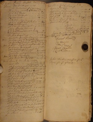 Muston Overseers of the Poor Account 1724