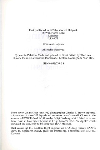 003_Publication_details659LR Introduction: RAF Bottesford 1941-1945 | ©️Vincent Holyoak