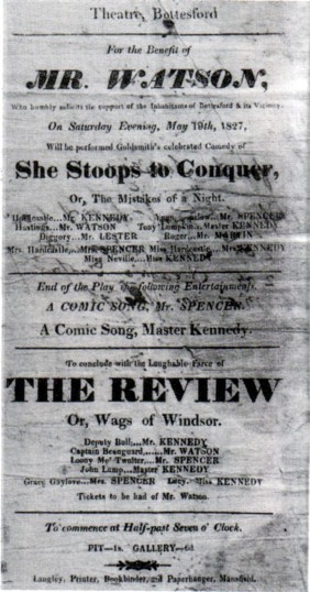 1827_Theatre_Programme Who Lived on The Green in 1901?