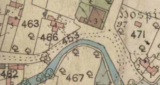 1884_The_Green_Devon_Lane_crop_numbered_1_-_5 Who Lived on The Green in 1901?