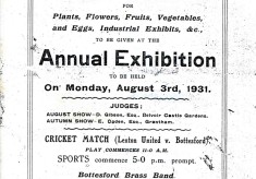 Horticultural Shows in the 1930s