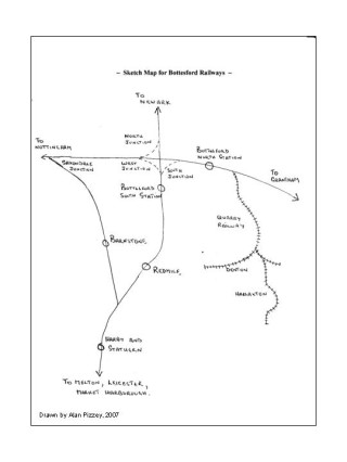 Alans_map_2 A sketch map of railways in Bottesford