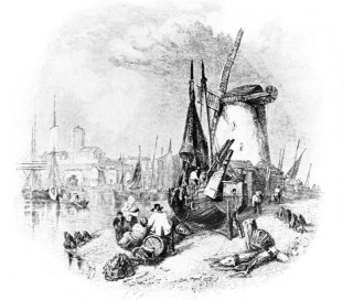 Aldburgh3 Aldeburgh by C. Stanfield A.R.A. engraved by E. Findon