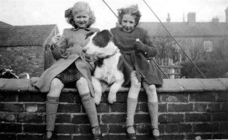 Angela_Bradshaw___Margaret_Monty_High_St_c._1950_close_up1 Angela Bradshaw and Margaret Monty c. 1950