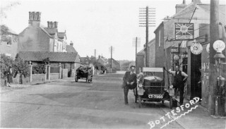 Angela_Marsh_High_St_Garage_c1_edited-3_copy1 Christmas and Chorlton's Garage. High Street, mid 1920s