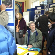 Bottesford Living History Exhibition, Fuller Room Daved Middleton in conversation with Sue Dunsmore