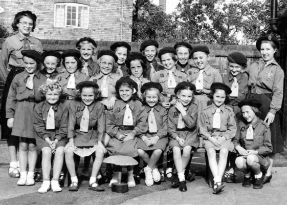 Bottesford Brownies troop, c.1955 | From the collection of Jill Bagnall