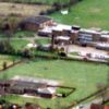 Aerial picture showing Belvoir High School (rear) and Bottesford Primary School (foreground)