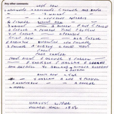 Key to Harvest Supper, 1954 Key to Harvest Supper, 1954 | From the collection of Philip Sutton