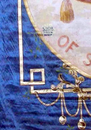 OLYMPUS DIGITAL CAMERA The Banner of the Bottesford Friendly Society