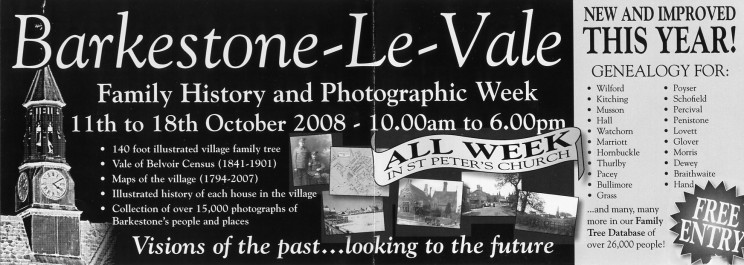 Barkestone-le-Vale Local History Exhibition 2008