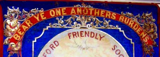 OLYMPUS DIGITAL CAMERA The Banner of the Bottesford Friendly Society