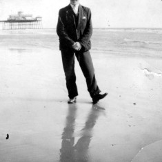 Bolland_0043_Joe__dad_ Joe (dad) on honeymoon at Skegness (1932)