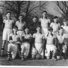 Bolland_0212_Bottesford_school_1950_51 School football - George front lh