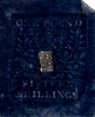 Bottesford_009a_seal_inner_2 Dyer's Cottage indenture, 1885 - detail of official stamp