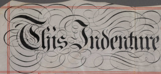 Bottesford_010_topleft_title Dyers Cottage indensture, 1885 - detail of title