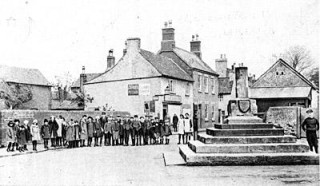 Bottesford_children_Leics_Villages_date_uncertain Marriot's Shop early 1900's