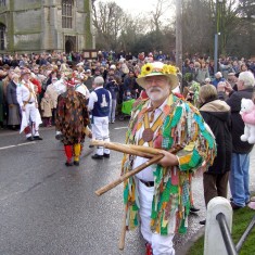 OLYMPUS DIGITAL CAMERA Vic Martin, holding the batons.