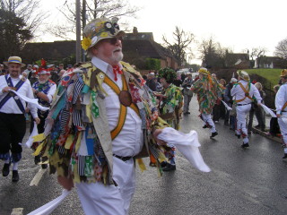 OLYMPUS DIGITAL CAMERA The Foresters' Morris, Boxing Day 2007