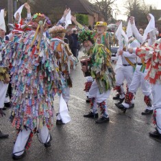 OLYMPUS DIGITAL CAMERA Boxing Day 2007 Morris Dance, a year on!