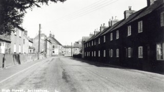 Butchers_Row_E._MH_internet Butcher's Row, looking east towards the Rutland Arms and Acacia House.