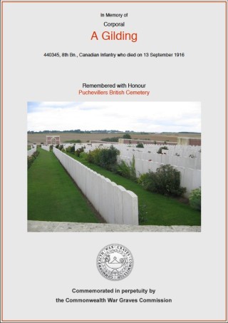 CWGC_Gilding Arthur Gilding
