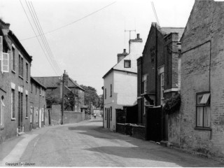 Chapel St looking eastwards The Chapel and Rutland House before conversions