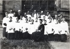 St Mary's Church Choir Bottesford - 1920's