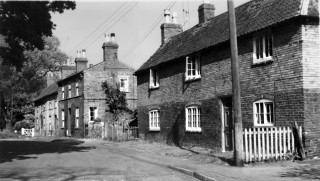 Church_Street_postcard_MS_enhanced Church Street Bottesford 1950s. Right to left: Six Bells, No. 6 (No.7 in 1901) Nos. 8,9,10.