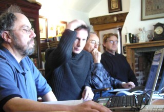 Neil Fortey, Project Coordinator, Jack Latimer, Community Sites, Norman Robinson, Website Administrator, Jerry Webber, Museums, Libraries and Archives, East Midlands.