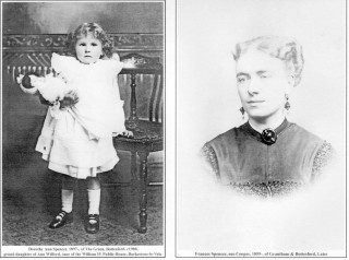 Dorothy___Francis_Spencer,_Devon_Lane_1901 Dorothy Ann Spencer c.1900, and her mother Frances, nee Cooper, c.1895.