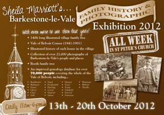 Exhibition_2012_Flyer__PAGE_1_EMAIL Barkestone-le-Vale Family History and Photographic Exhibition, 2012