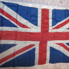 Flag_16425_Horz1 WW1 Union Jack from HMS Queen Elizabeth, Admiral Beatty's Flag Ship