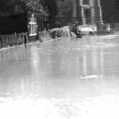 Floods__M.S_Cycle_shop_reduced This photograph shows the extent of the flooding and the exact position of the cycle shop.