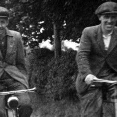 George_Taylor_cyclist___friend My father, George Taylor. Who is the third man?