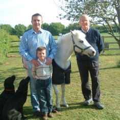 Goodsons_3generations_PEG Three generations of the Goodson family, at Easthorpe
