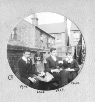 Hatton children Bedford The Hatton Children living in Bedford. Frederick, Lois, Edward and Walter. | From the Collection of Mr. Charles Hatton