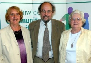 Barbara Pizzey (Project Secretary), Neil Fortey (Project Co-ordinator), Dorothy Baines (Treasurer).