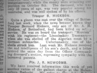 OLYMPUS DIGITAL CAMERA Bernard Hickson Obituary 20/11/1915