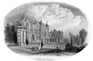 Holland_House_oval_enhanced Holland House by C. Stanfield A.R.A. engraved by E. Finden