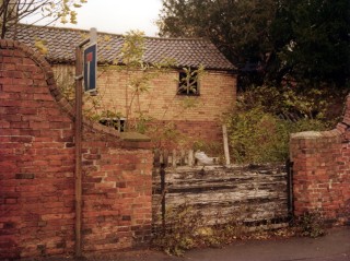 IMG_0004 The Rectory Stable Yard entrance shortly before the stables were demolished/
