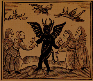 Image_magic Witches receiving images from a Devil, for use in their charms.