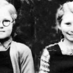 Janet Tinkler & Brenda Sellers copy Janet Tinkler (left), Brenda Sellers (right), 1948?